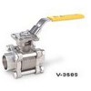 V-358S，承插焊三片式全徑球閥
