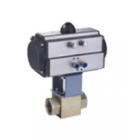 KHB-G1/8/1/4/3/8/1/2/3/4/1/11/4/11/2/2-QH，KHB/KHM系列帶氣執(zhí)行器高壓球閥