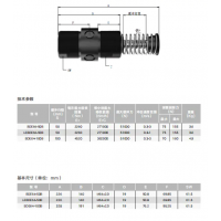 BDE64-50/100B，LEBDE64-50B，BDE64-50/100,LEBDE64-50，大型可調(diào)節(jié)液壓緩沖器BDE6425-64150